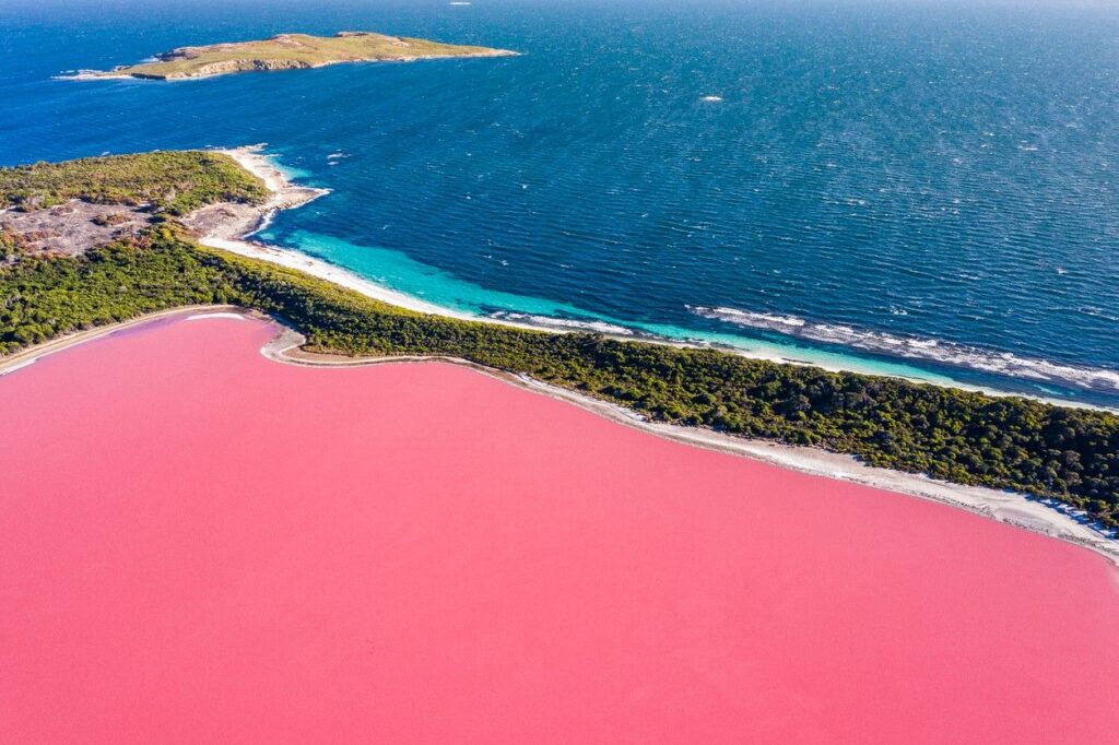 Lago que Muda de Cor: O Enigma de Lake Hillier, na Austrália